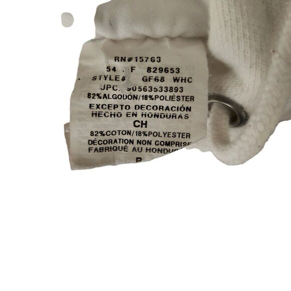 Champion Reverse Weave Spirit Hoodie Sweatshirt Mens Size S White - Picture 4 of 6